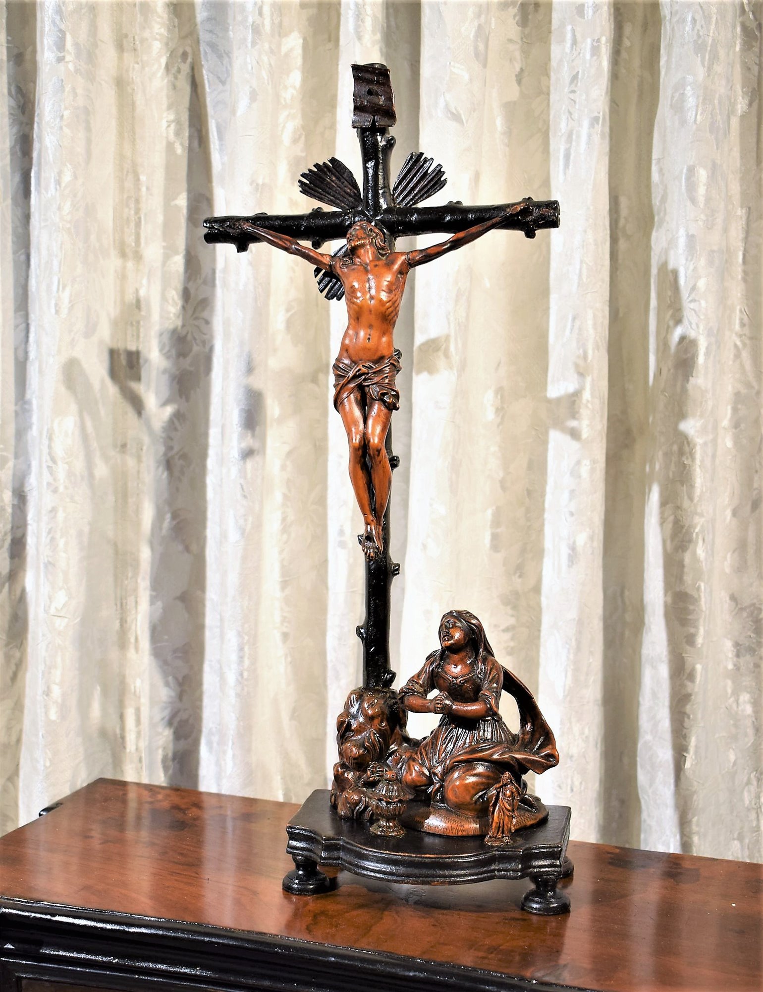 Christ Crucified and the Virgin on Calvary